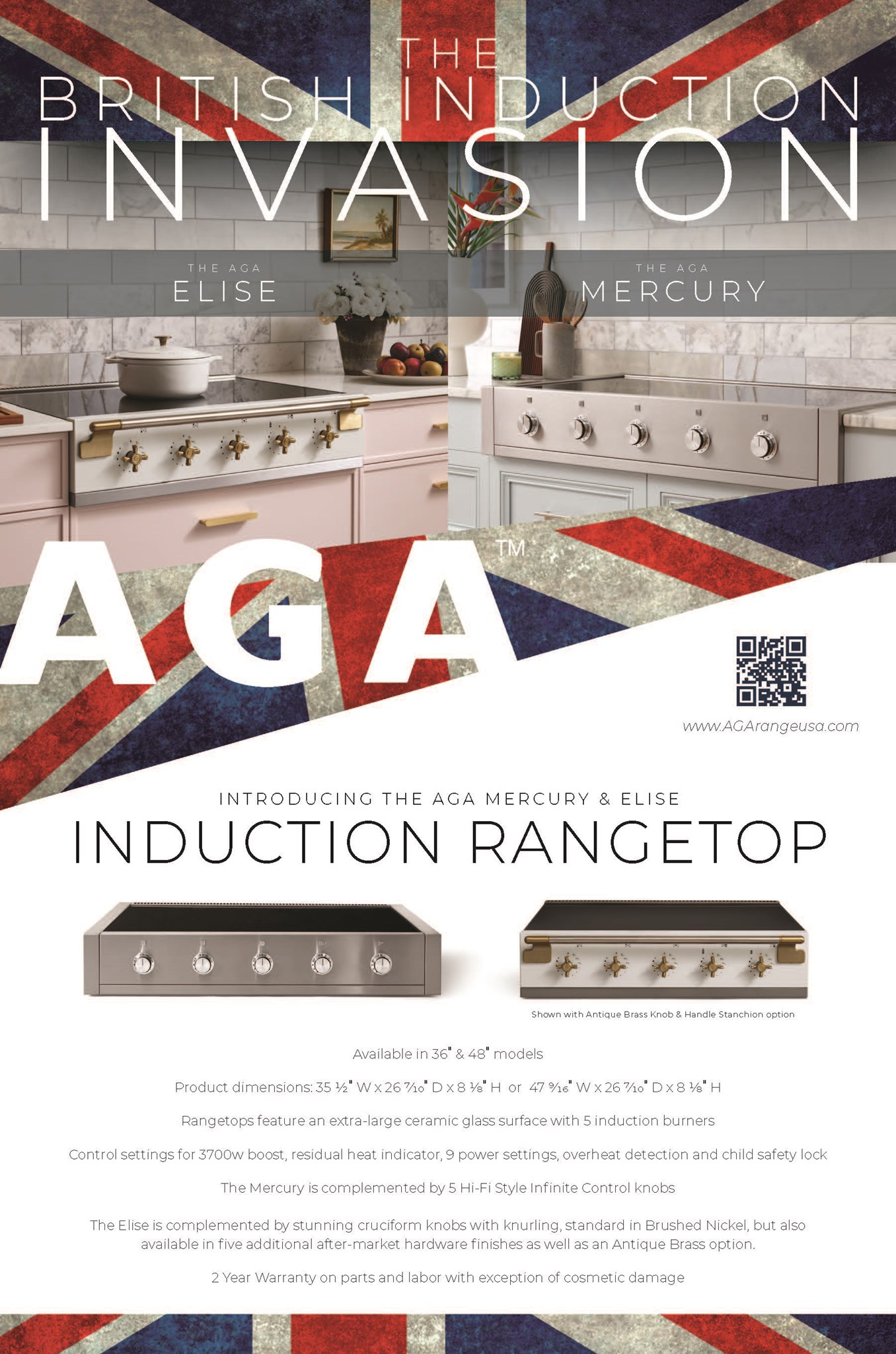 Picture of AGA Induction Rangetop Dealer Promo Card